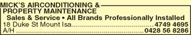 Mick's Airconditioning & Property Maintenance - Gold Coast 4U 2