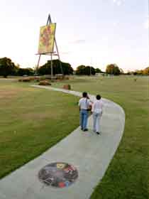Emerald Centenary Of Federation Mosaic Pathway - Accommodation Gold Coast 0