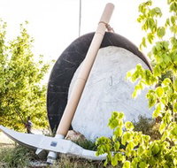 The Big Gold Pick and Pan - Accommodation Gold Coast