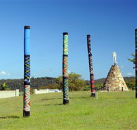 Maclean Tartan Power Poles - Accommodation Gold Coast