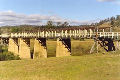 Historic Tabulam DeBurgh Timber Bridge - Accommodation Gold Coast 0