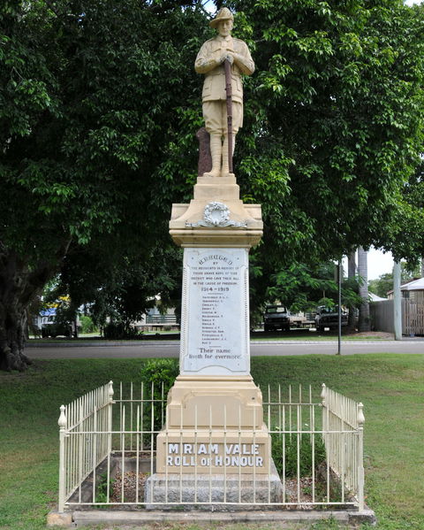 Miriam Vale War Memorial - Accommodation Gold Coast 1