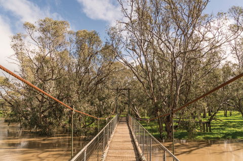 Lachlan River Swing Bridge - Accommodation Gold Coast 0