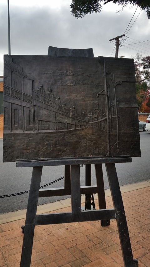 Russell Drysdale Easel Sculpture - Accommodation Gold Coast 0
