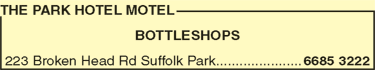 The Park Hotel Motel - Gold Coast 4U 8