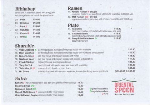 Oriental Spoon Korean Restaurant - Accommodation Gold Coast 1