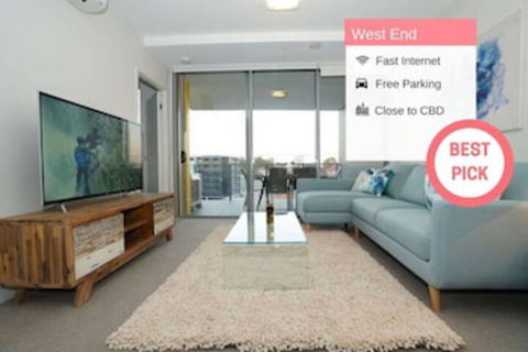 Westend 2 BED APT River Park Close To City UQ Qwe040 - Accommodation Gold Coast 0