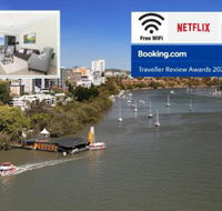 Amazing River View 3 Bedroom Apartment Brisbane CBD Netflix Fast Wifi Carpark - Gold Coast 4U