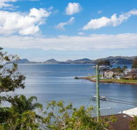 Iluka 46 Soldiers Point Rd Stunning Air Conditioned house with WIFI  Water Views - Accommodation Gold Coast