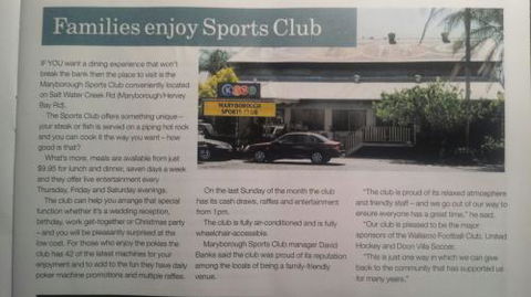 Maryborough Sports Club Inc - Gold Coast 4U 3