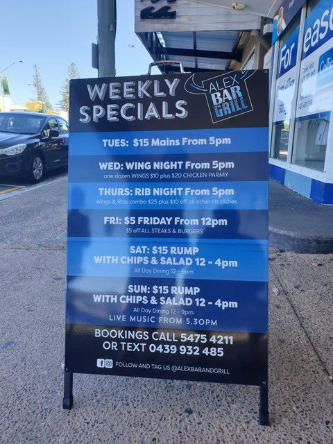 The Alex Bar & Grill - 1 Gold Coast 5