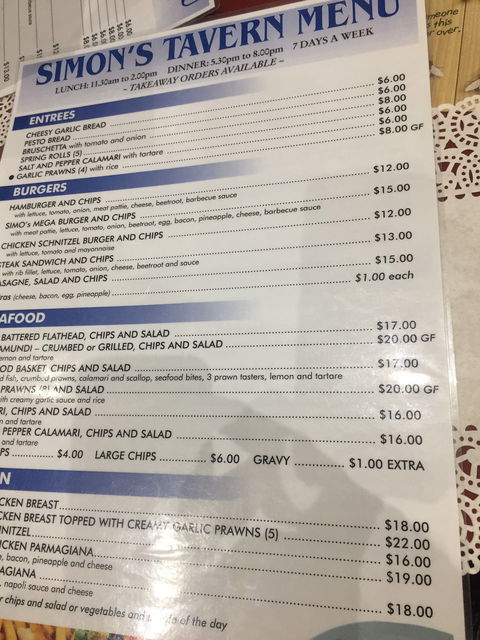 Simons Tavern Restaurant - Accommodation Gold Coast 3