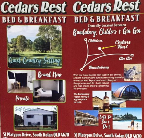 Cedars Rest Bed & Breakfast - Gold Coast 4U 1