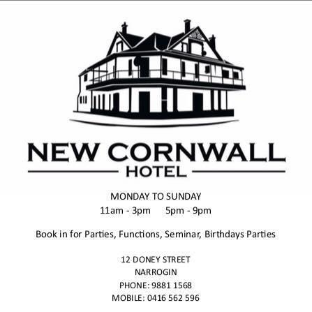 New Cornwall Hotel - Accommodation Gold Coast 3