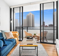 Sunny Modern Two-Bedroom Pad Steps From the Beach