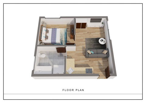 1 Bedroom Apt With Air-Conditioning In Plympton - Accommodation Gold Coast 3