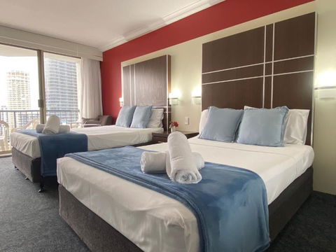 Family Ocean View Studio Free Wi-Fi - Accommodation Gold Coast 3