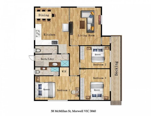 Morwell Pet Friendly 3BR Retreat Free Parking Netflix - Accommodation Gold Coast 2