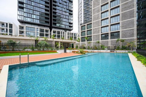 Olympic Park Stylish Apt With Gym Pool Good View - Accommodation Gold Coast 2