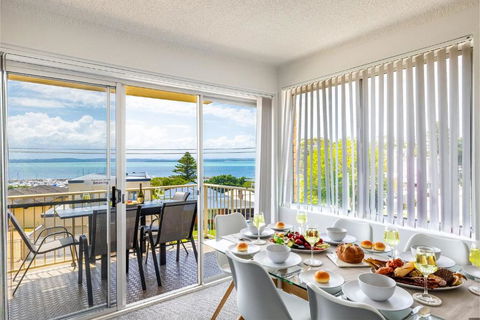 Yarramundi, 6,47 Magnus St - Unit In Nelson Bay With Stunning Water Views, Air Con, Wifi, Linen And Bed Making - Accommodation Gold Coast 1