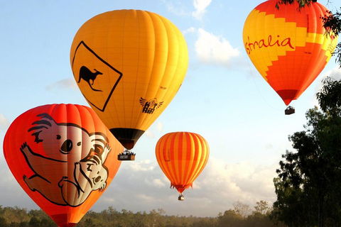 Natural Bridge & Springbrook Waterfalls Tour + Hot Air Balloon With Breakfast - Accommodation Gold Coast 0
